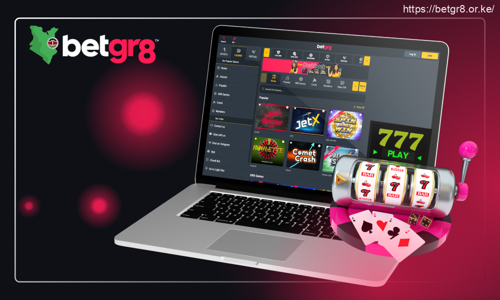 Betgr8 offers over 15 game categories featuring titles from top and indie providers
