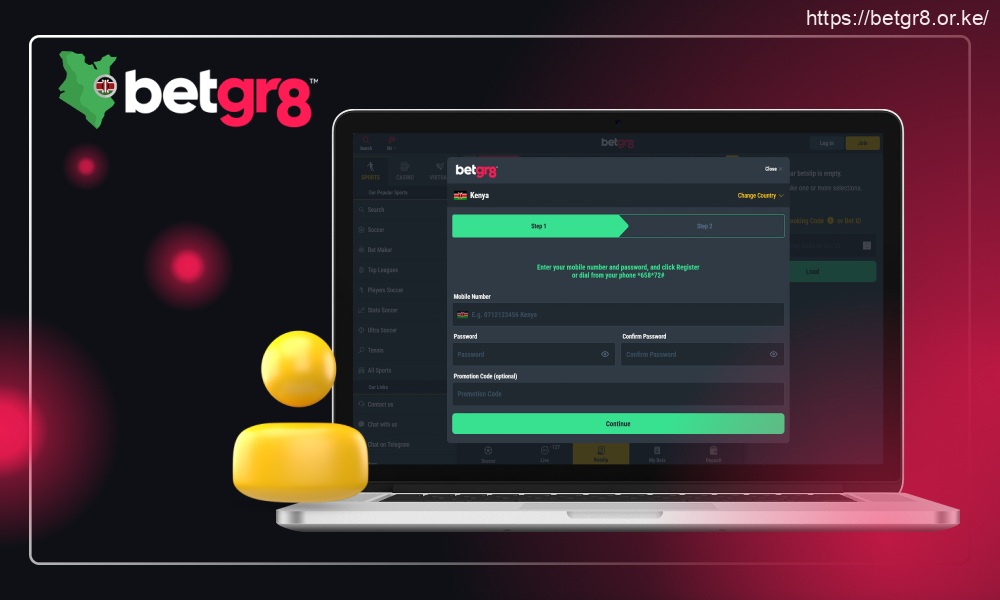 After registering at Betgr8 Casino, players from Kenya will have access to all casino features and functions