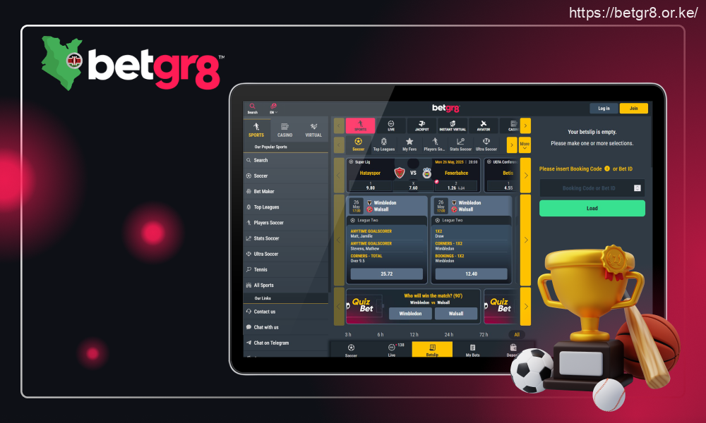 The Betgr8 sports section offers a broad and vibrant platform with more than 20 sports